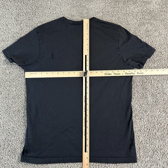 Mini Cooper Shirt Mens Medium Black Blue Union Jack Logo Short Sleeve READ - Picture 10 of 13